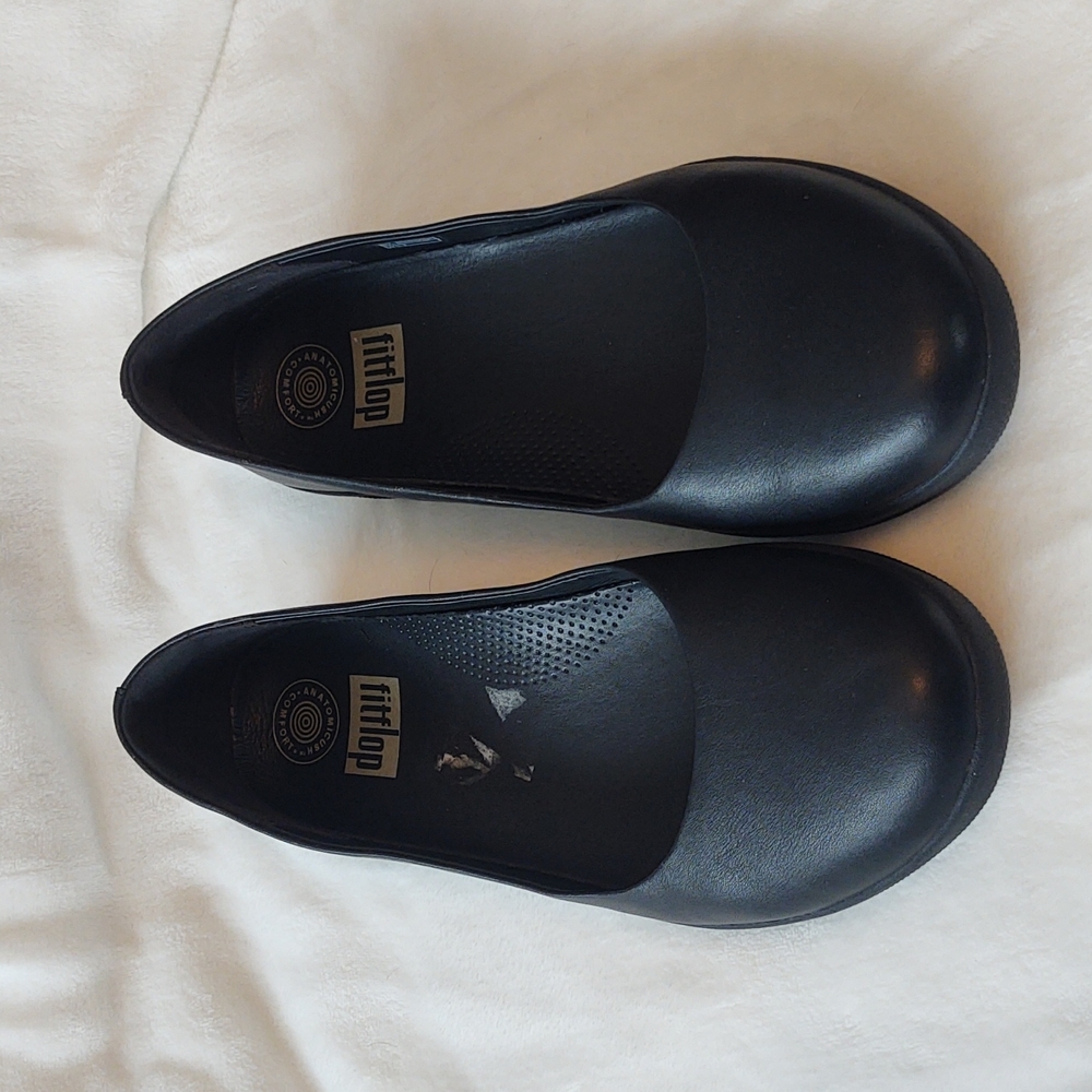 Fitflop black ballerina anatomicush size 9